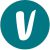 logo vinted circular